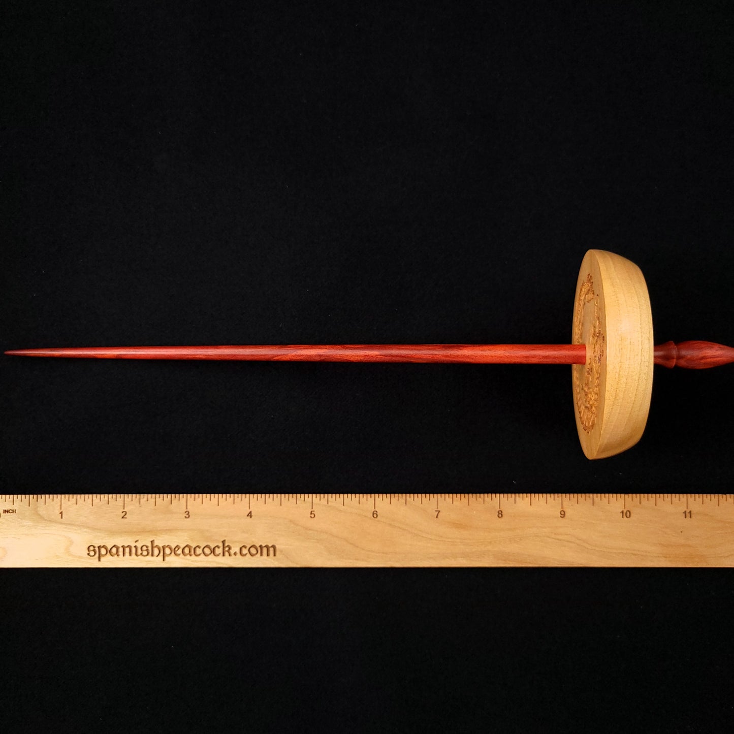 Full Size Engraved Cherry Pu Yok Spindle