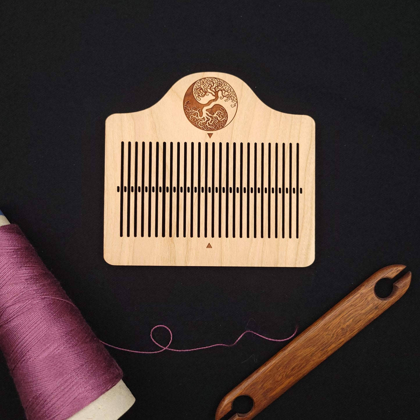 Yin-Yang Tree Rigid Heddle for Weaving