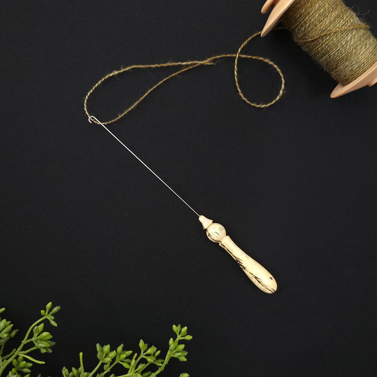 Spalted Tamarind Orifice Hook