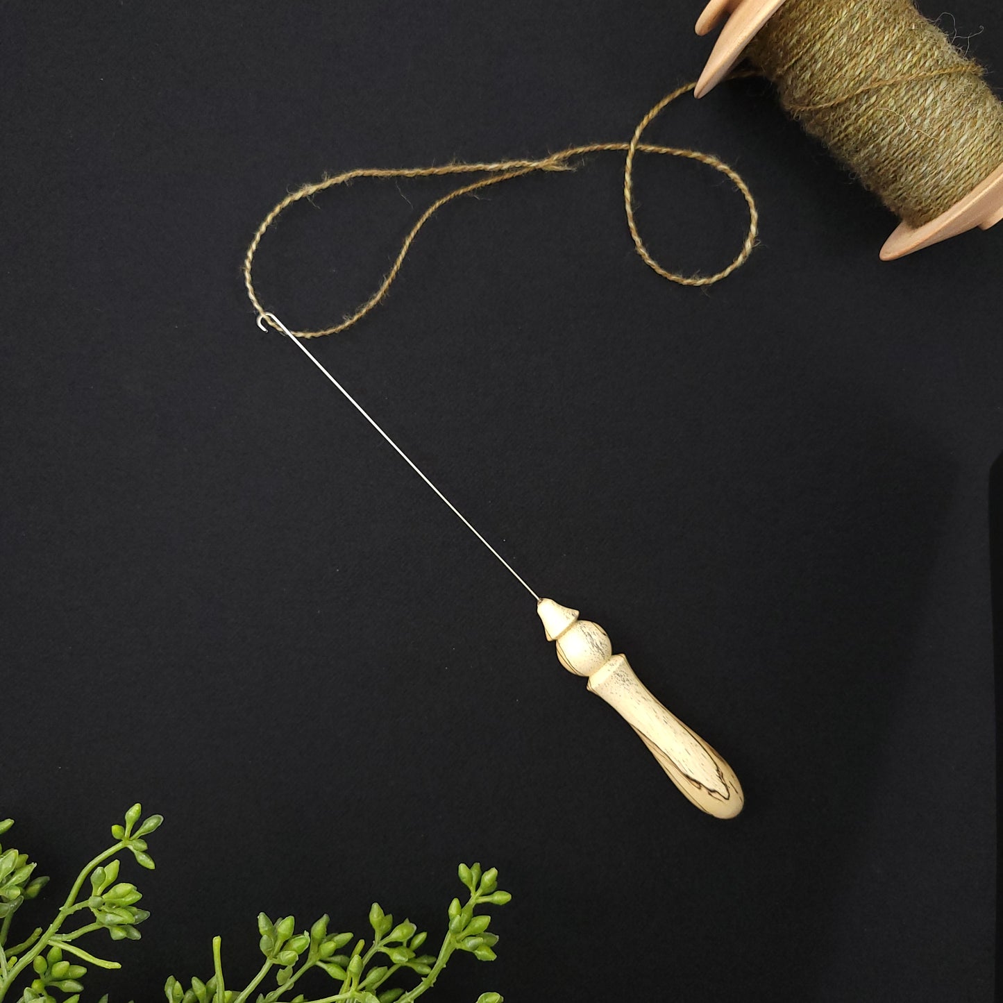 Spalted Tamarind Orifice Hook