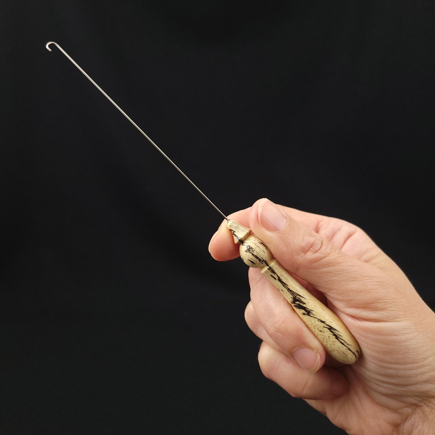 Spalted Tamarind Orifice Hook