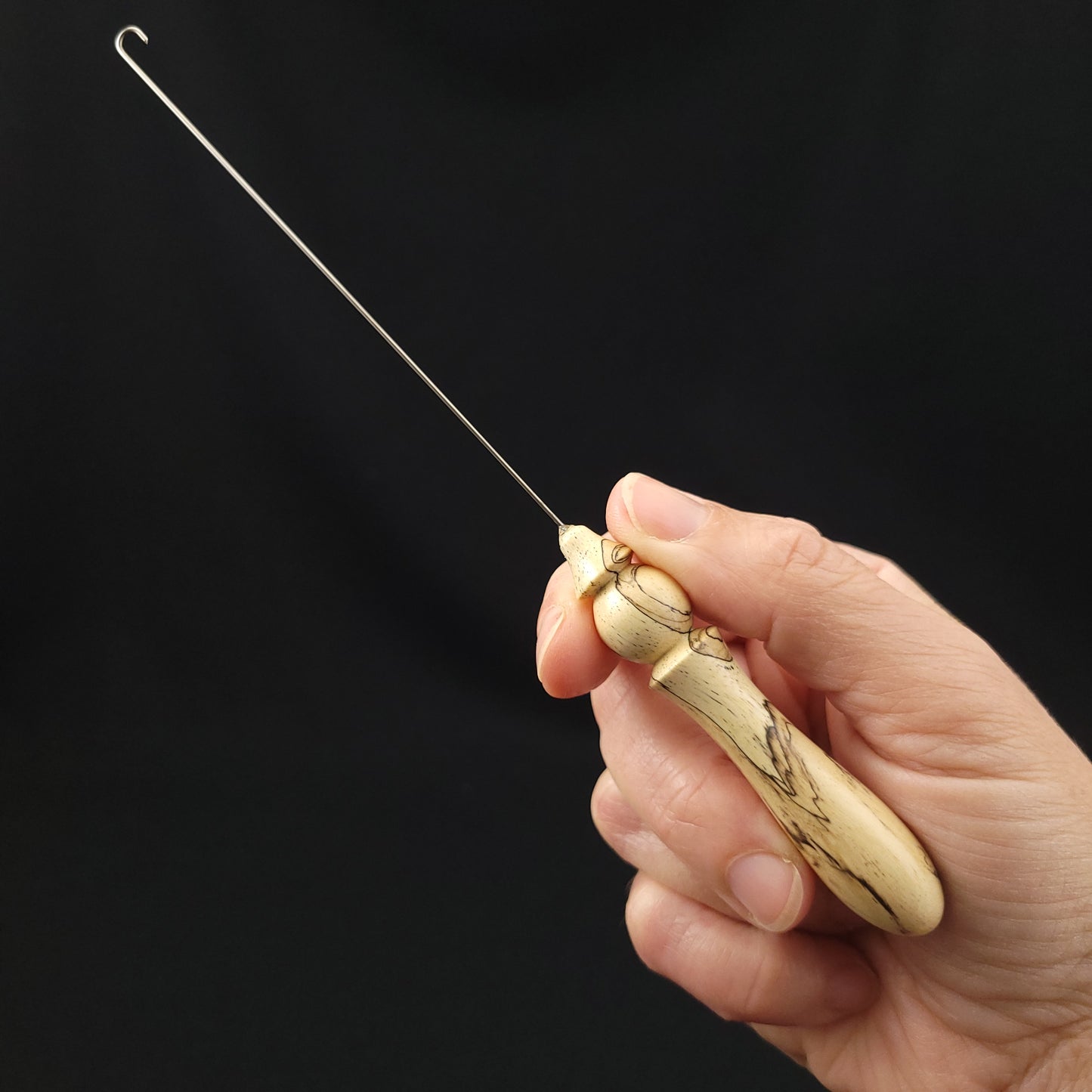 Spalted Tamarind Orifice Hook