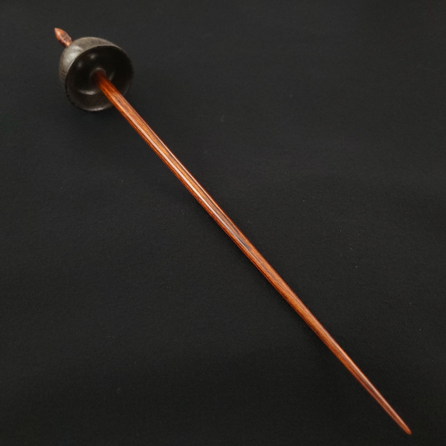 Full Size Bog Oak Tibetan Spindle