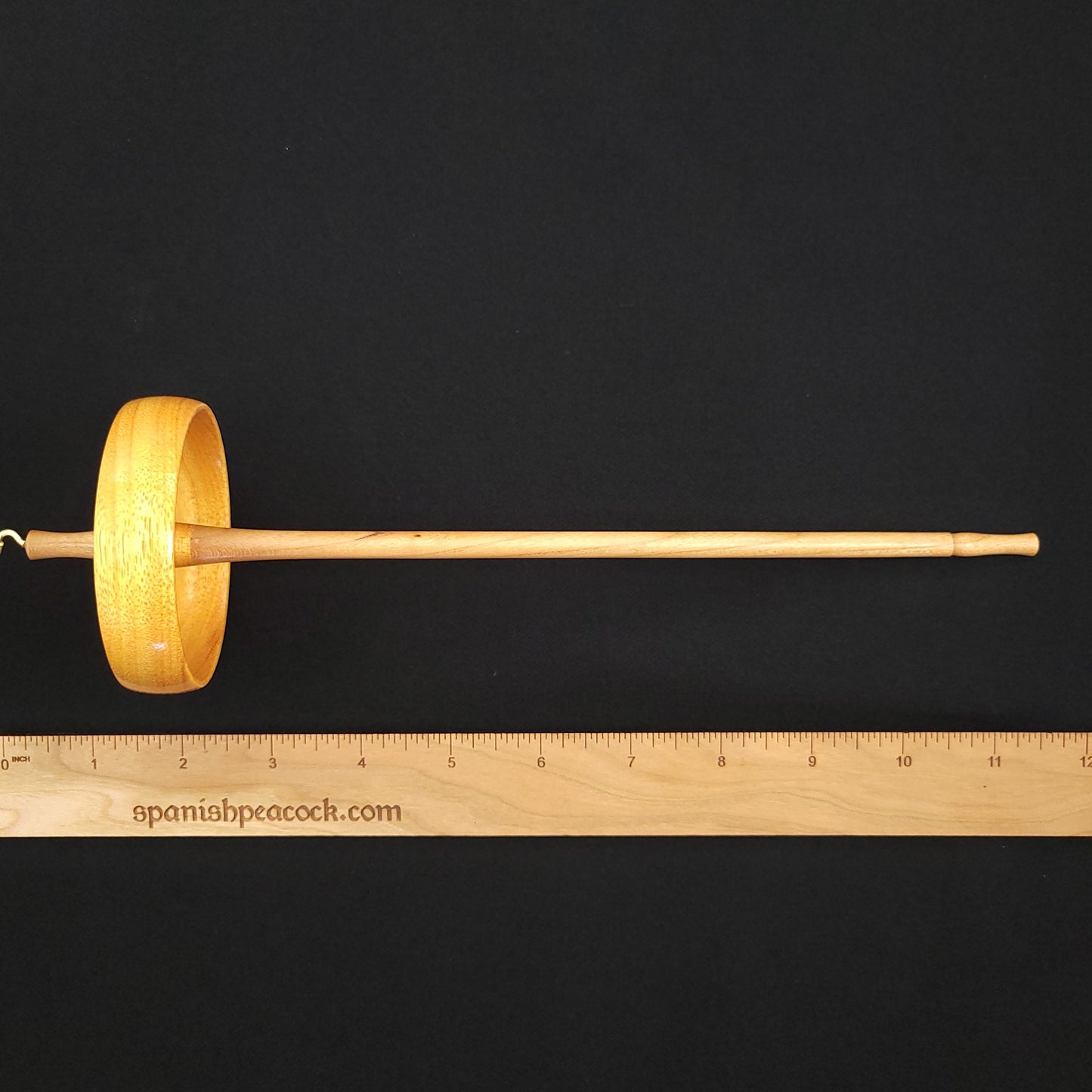Large Osage Orange Top Whorl Spindle