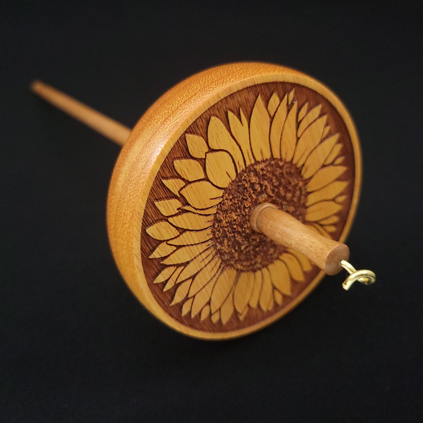 Large Osage Orange Top Whorl Spindle