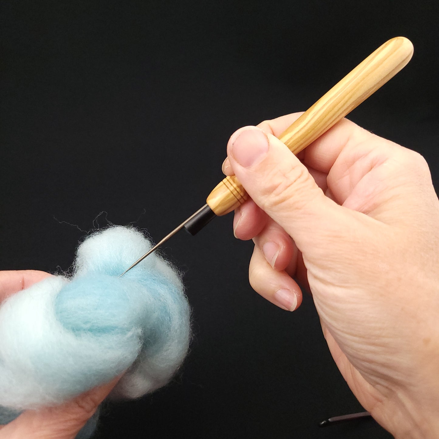 Olive Felting Needle Holder