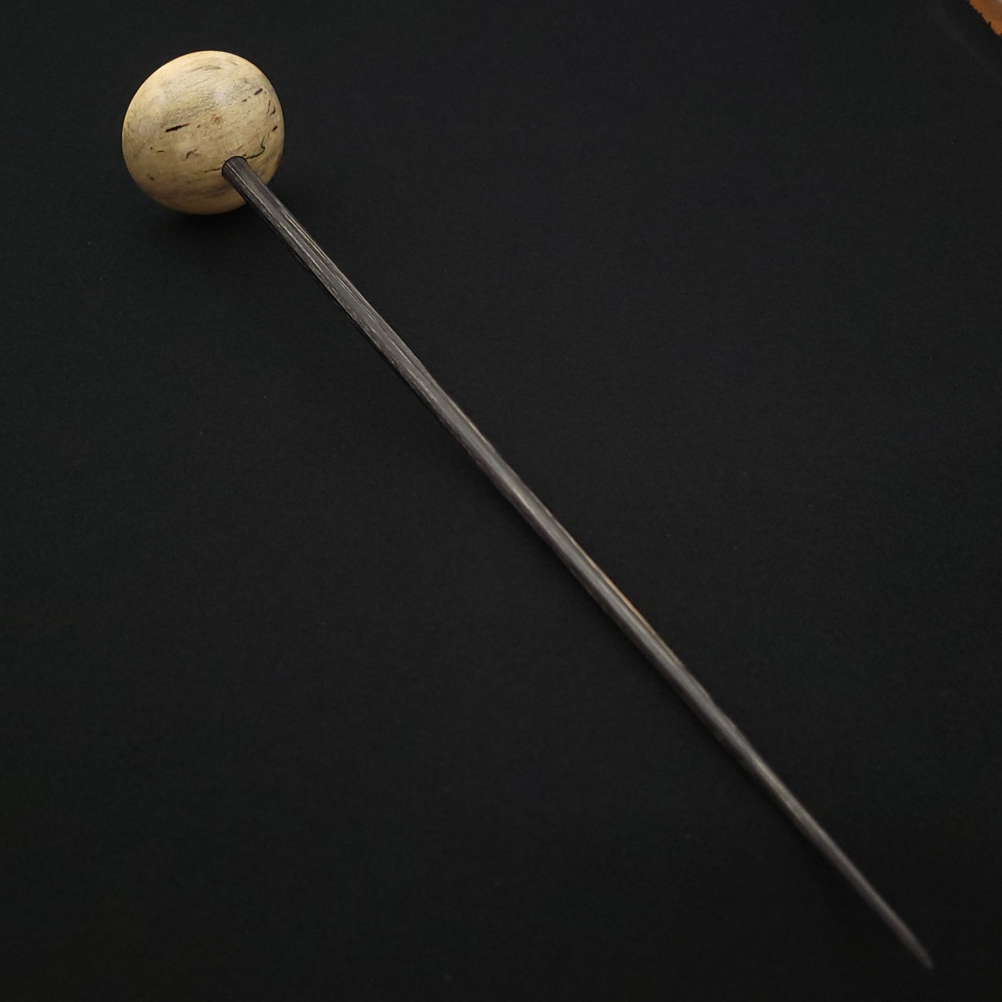 Full Size Spalted Holly Bob Spindle