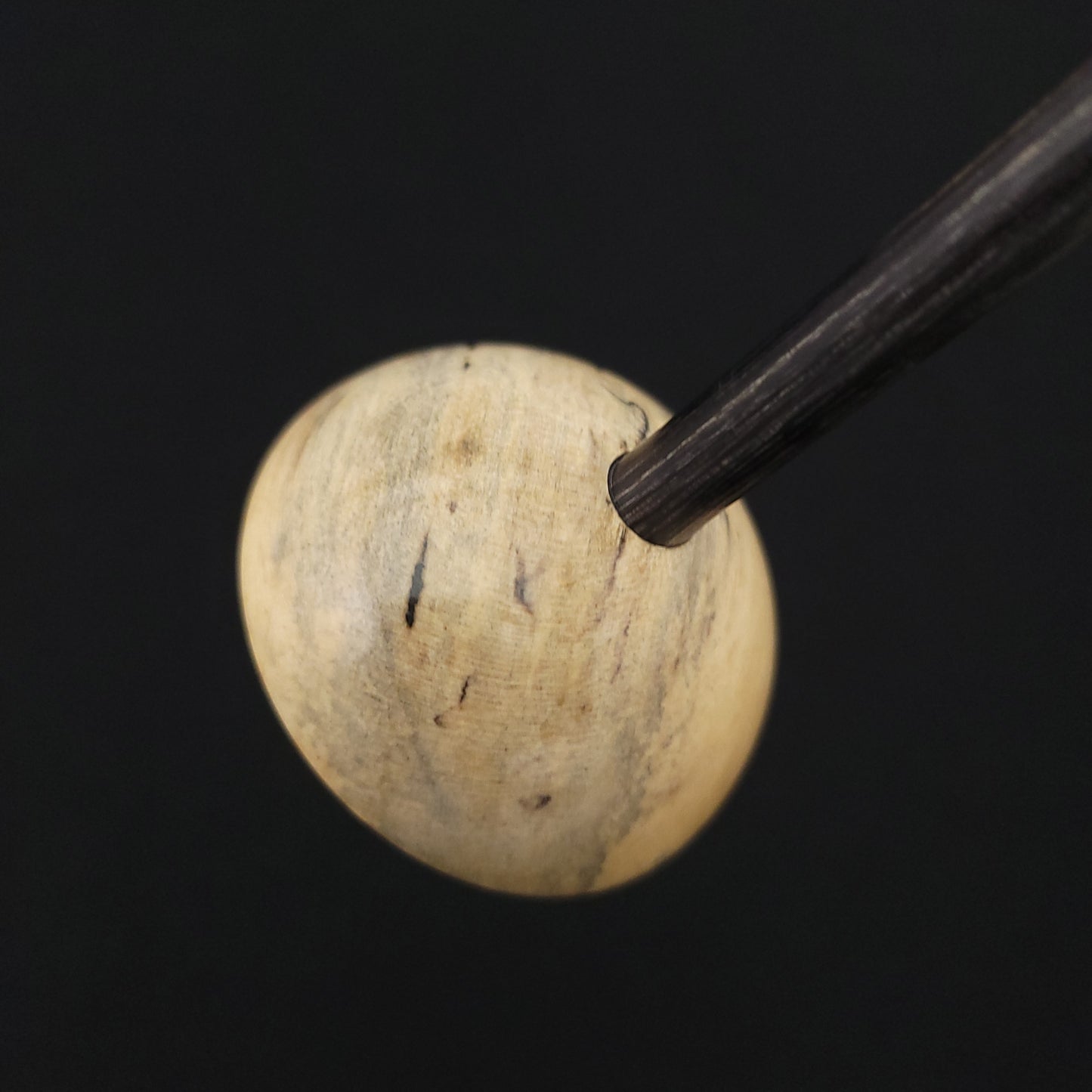 Full Size Spalted Holly Bob Spindle