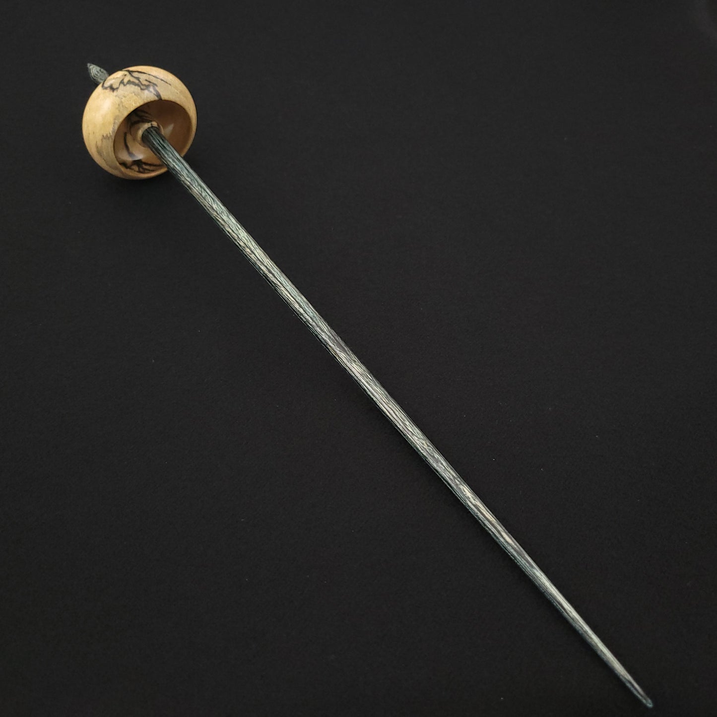 Full Size Spalted Holly Bob Spindle