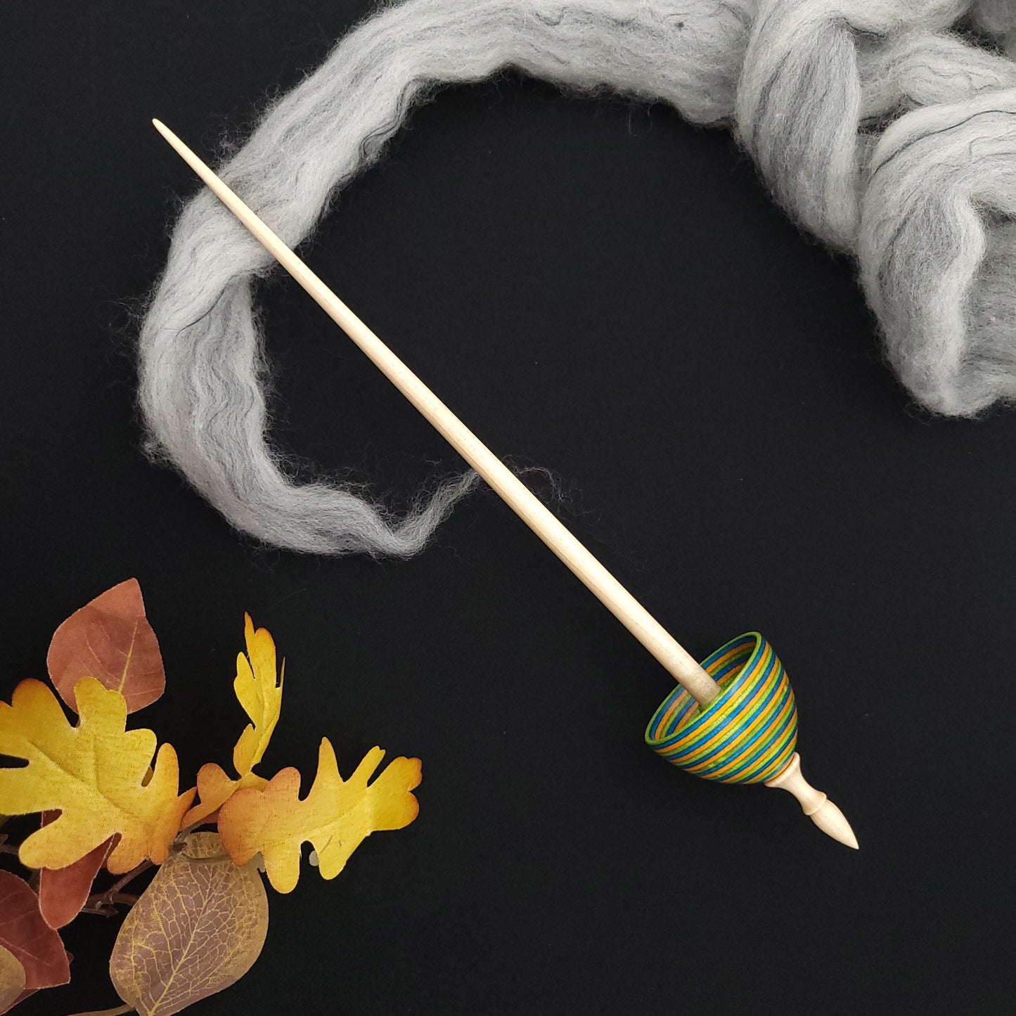 Full Size Spectraply Birch Tibetan Spindle