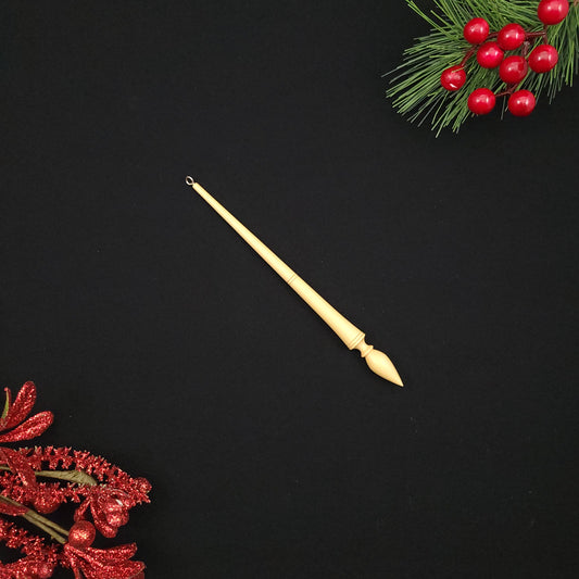 Boxwood Russian Lace Spindle Ornament