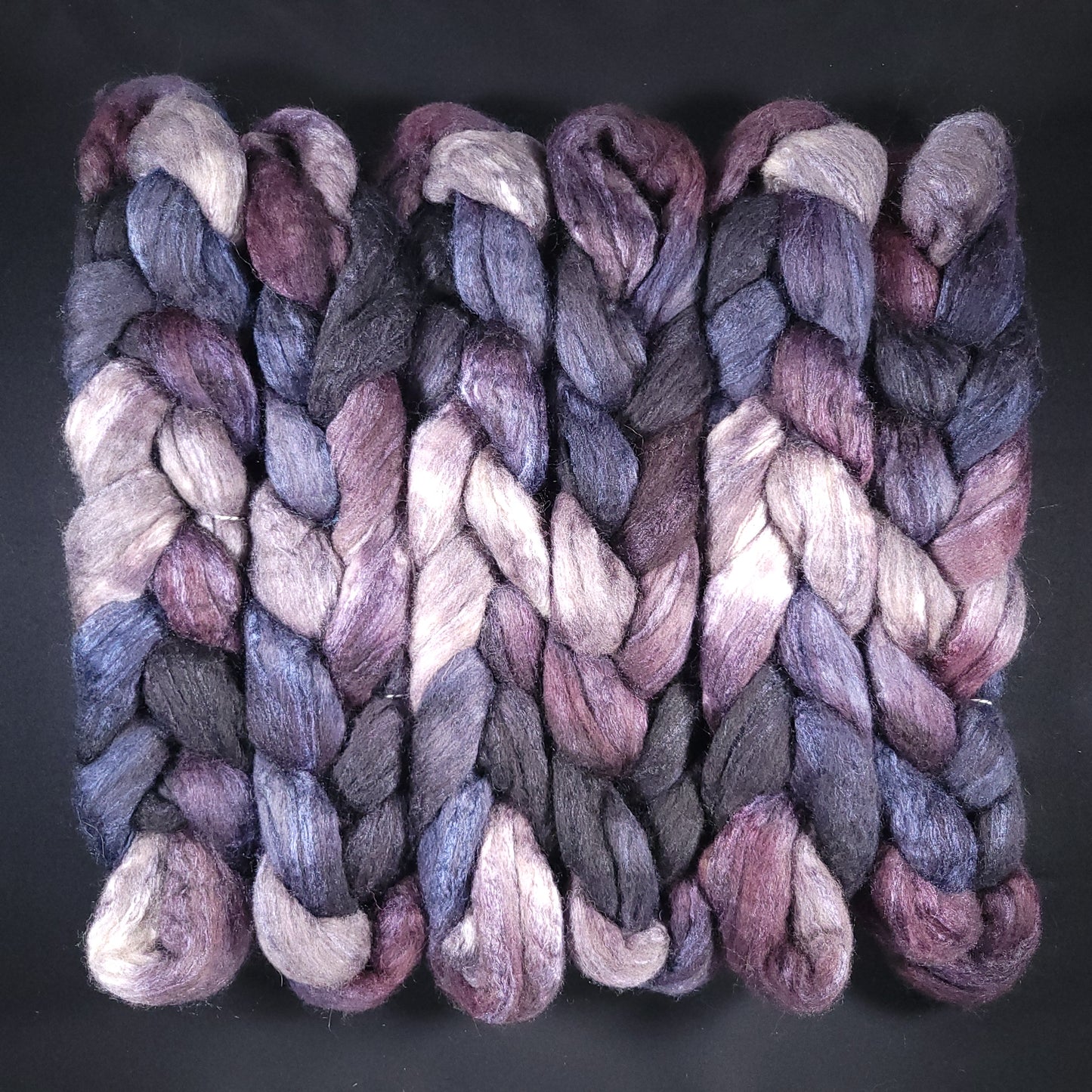 Midnight Sky - 2 oz 85/15 BFL/Silk