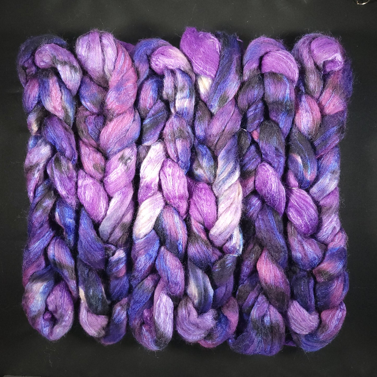 Ironweed in Bloom - 2 oz 85/15 BFL/Silk