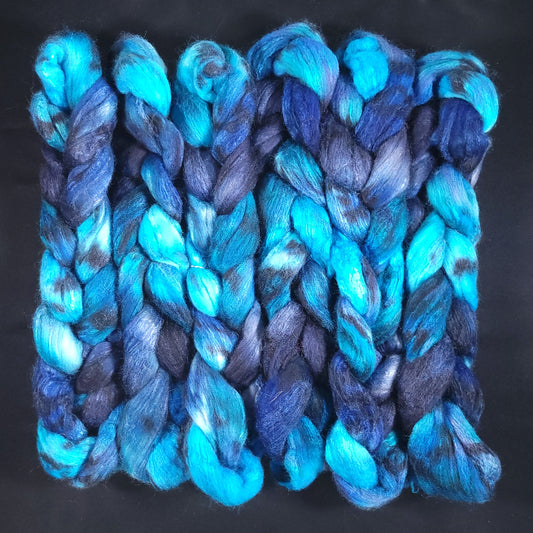 November Nightfall - 2 oz 85/15 Polwarth/Silk