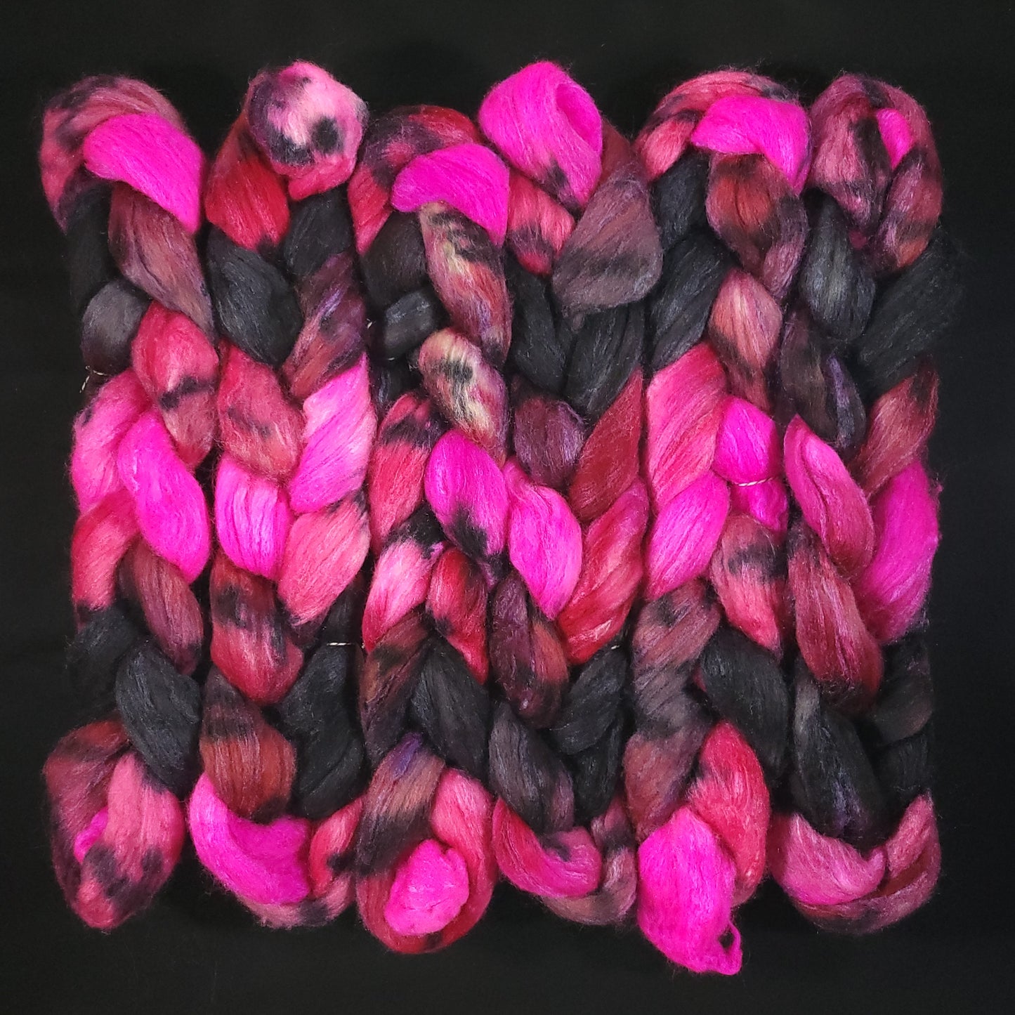 Goth Barbie - 2 oz 85/15 Polwarth/Silk