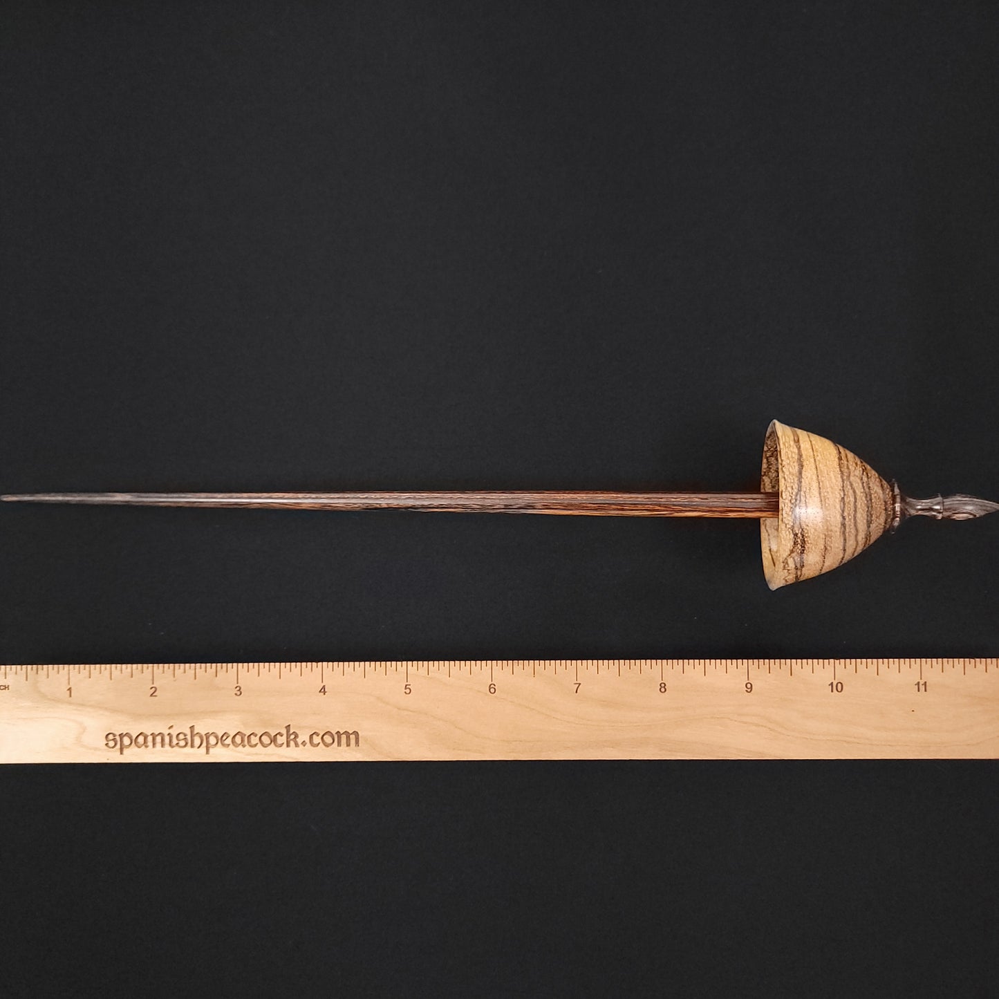 Full Size Zebrawood Tibetan Spindle **One spindle per customer!