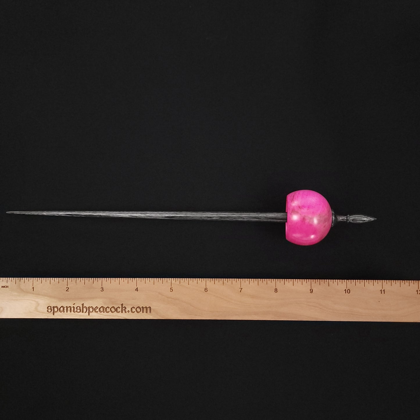 Full Size Spalted Holly Ninja Spindle