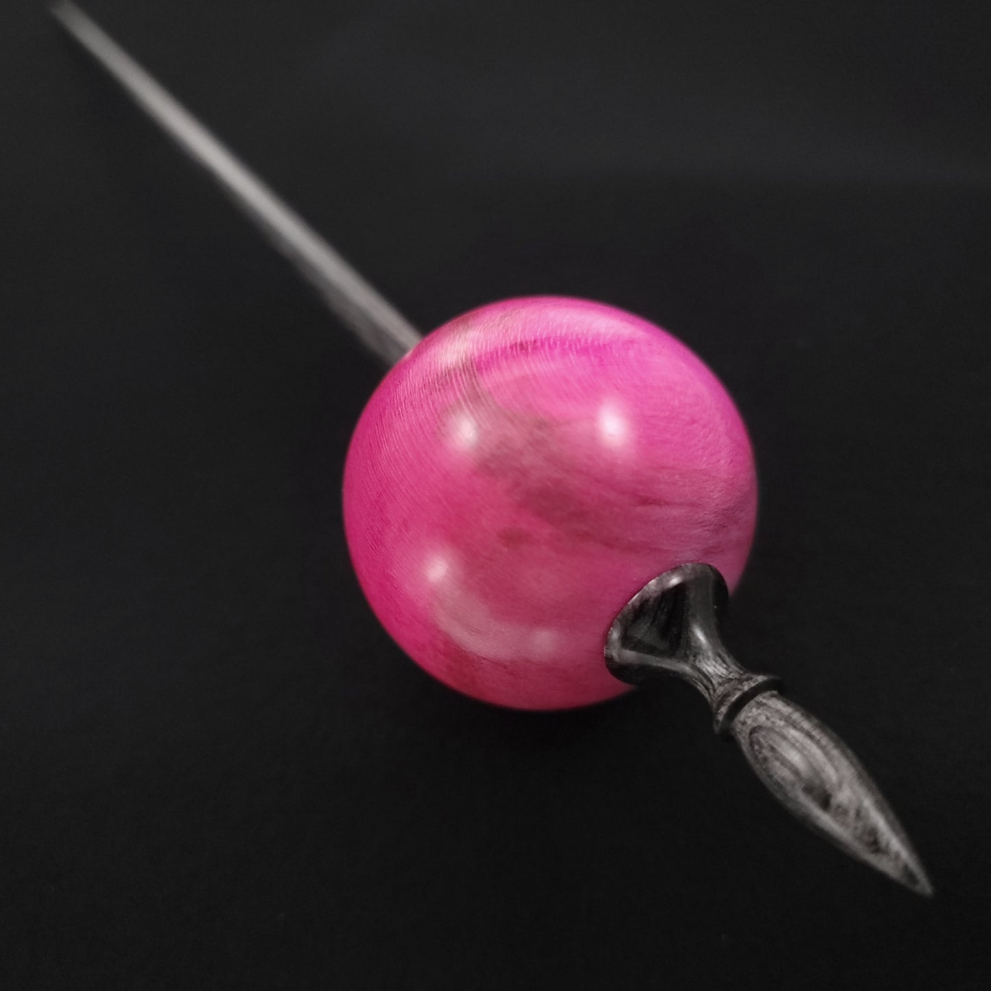 Full Size Spalted Holly Ninja Spindle