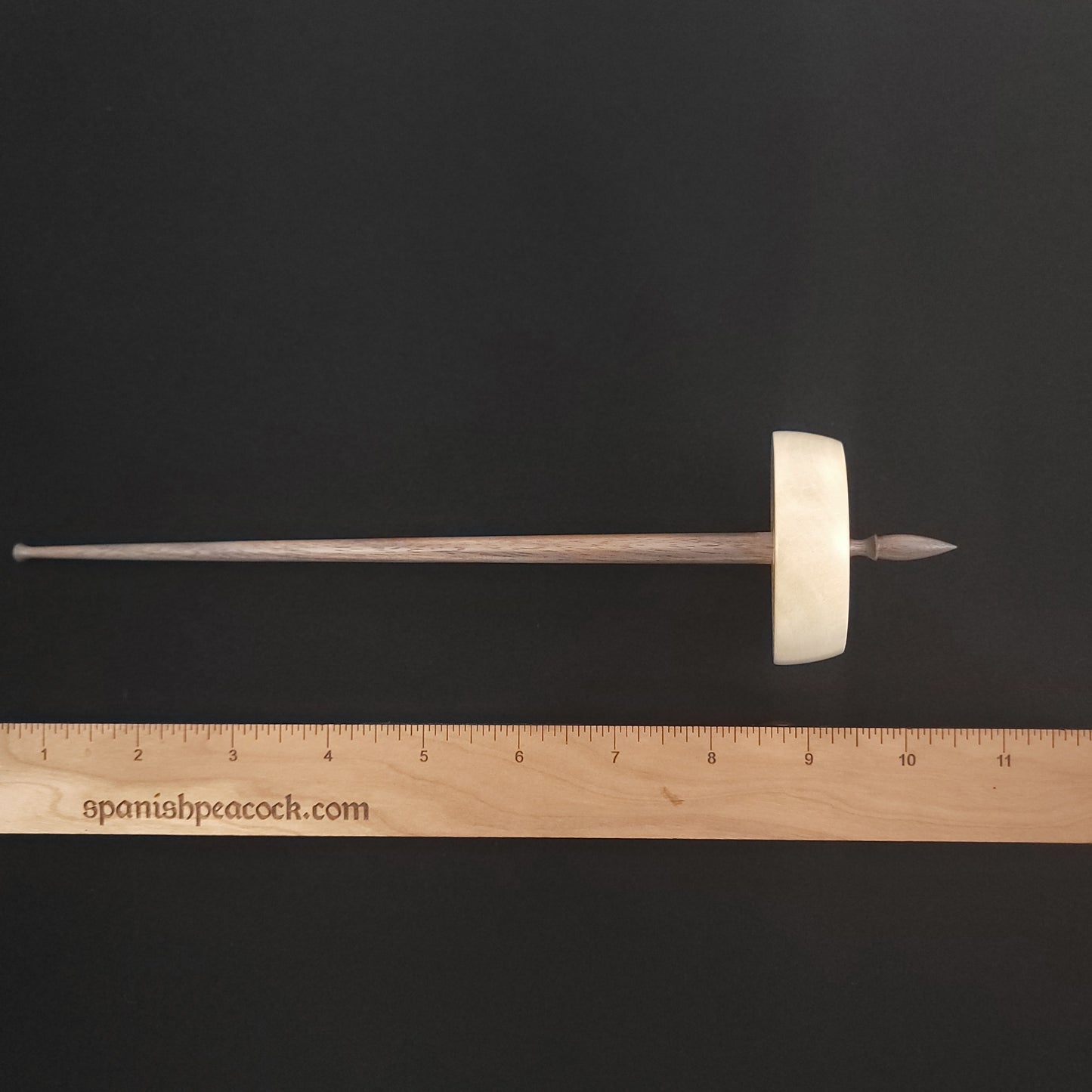 Small Engraved Holly Bottom Whorl **One spindle per customer!