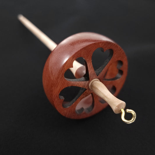 Bloodwood Cut Out Top Whorl **One spindle per customer!