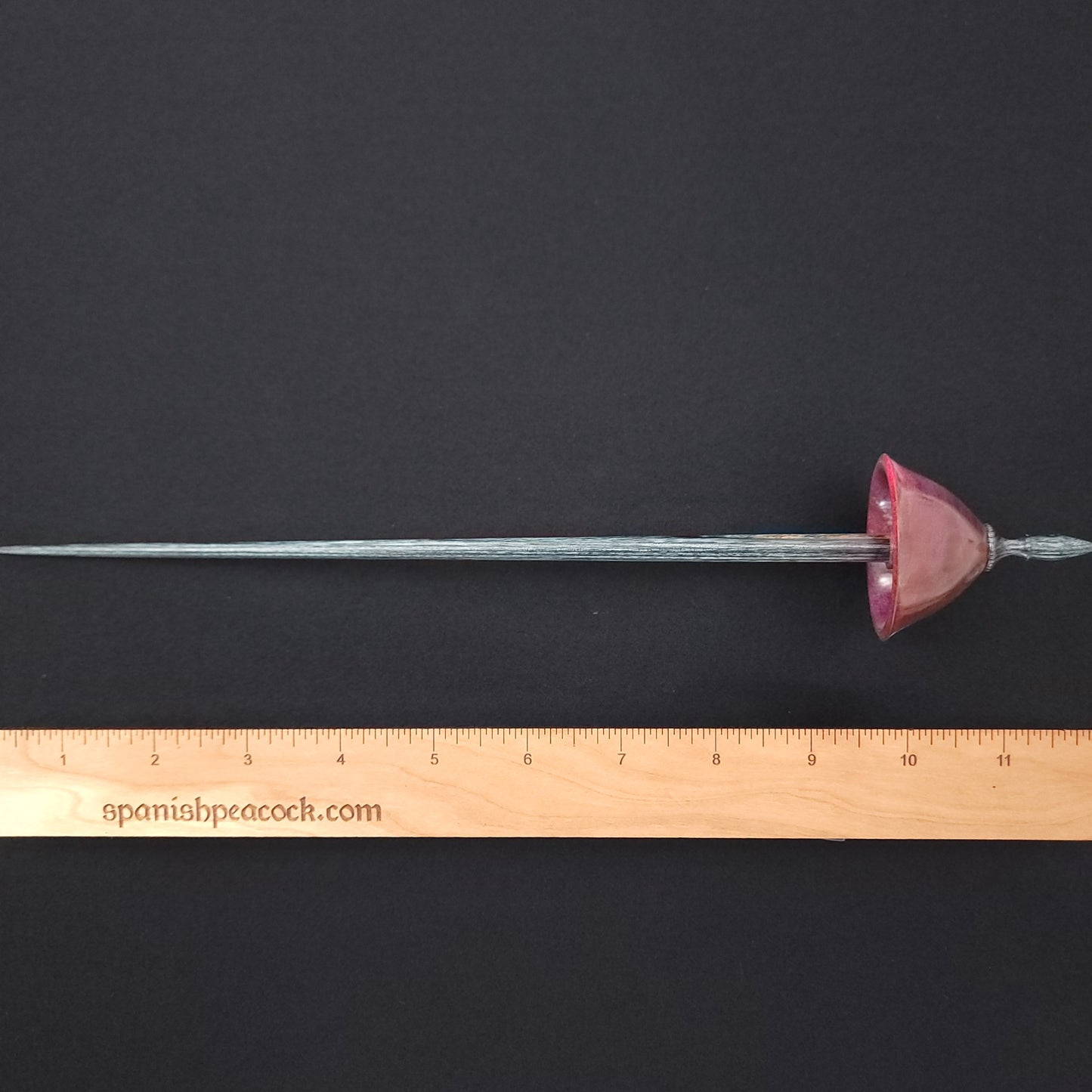 Dyed & Stabilized Spalted Maple Tibetan **One spindle per customer!