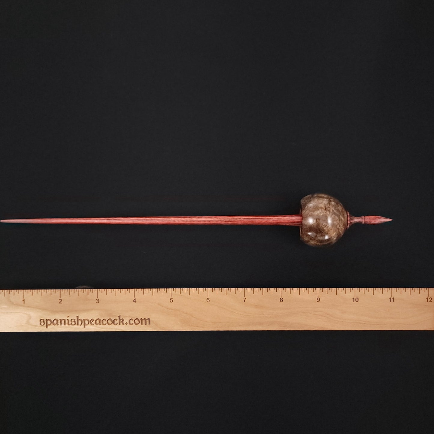 Stabilized Curly Black Mango Ninja