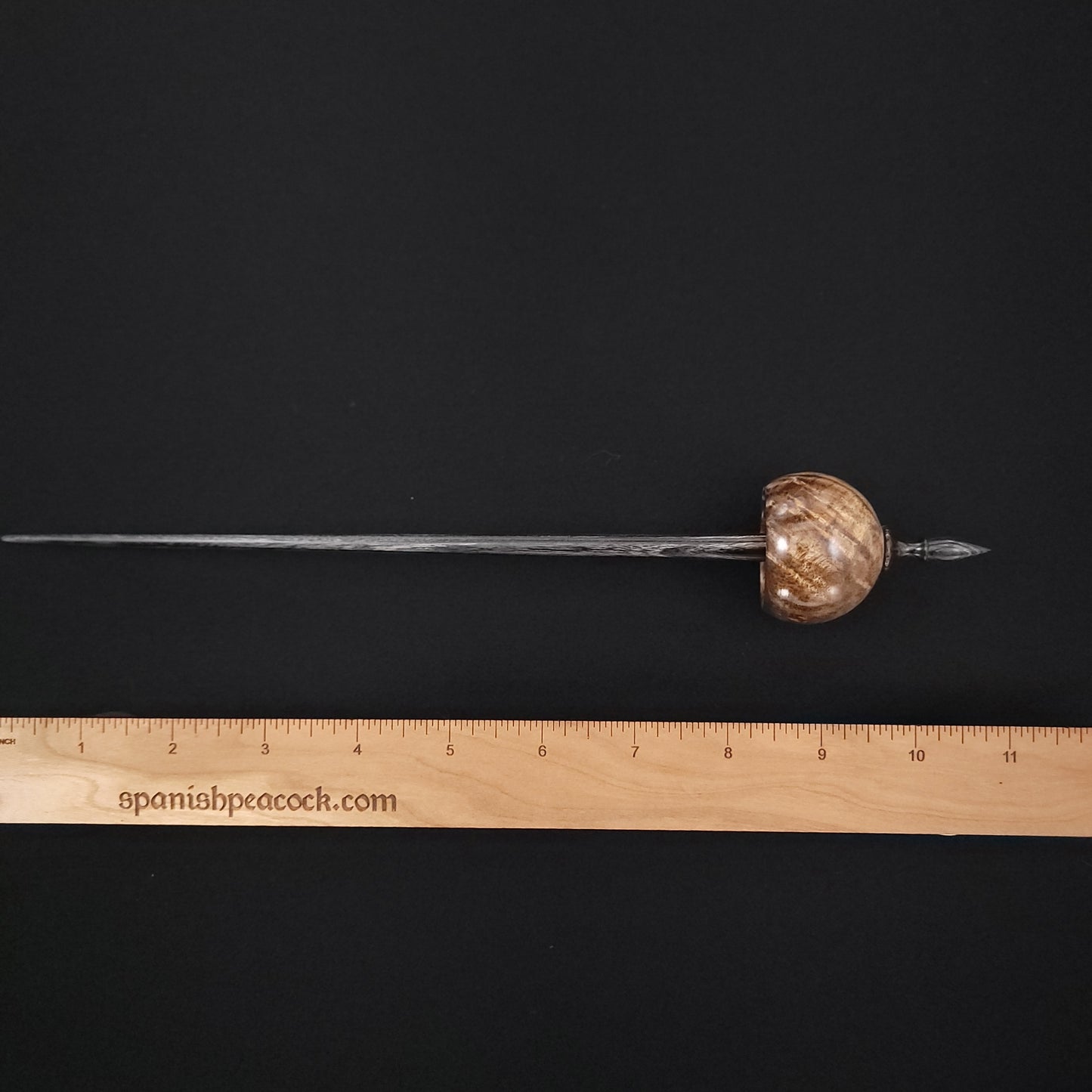 Stabilized Curly Black Mango Ninja