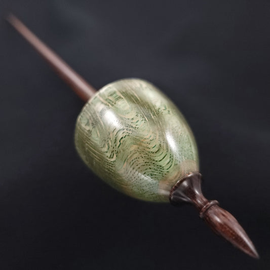 Dyed & Stabilized Curly White Oak Tibetan