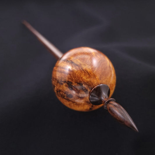 Dyed & Stabilized Black Ash Burl Ninja