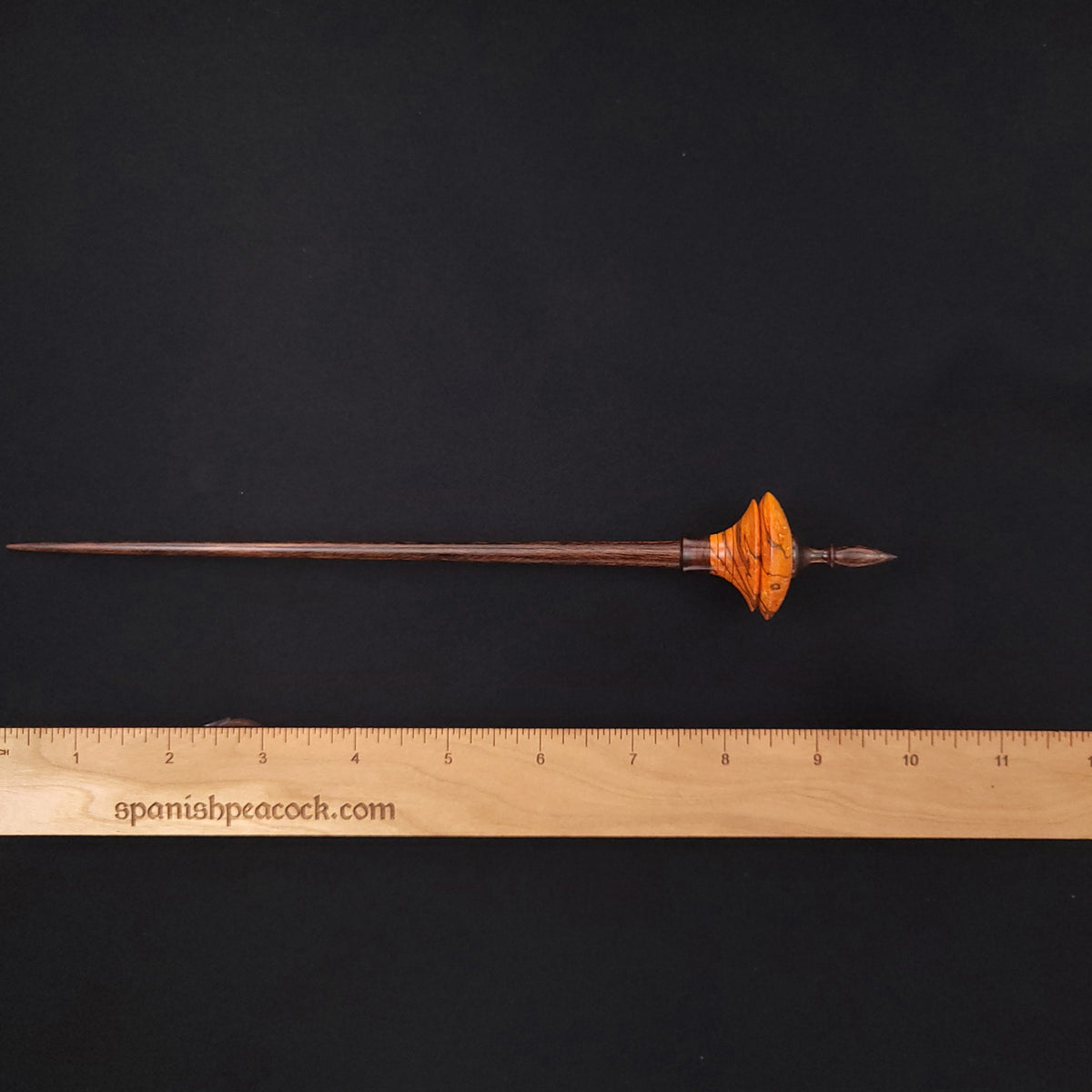 Dyed & Stabilized Spalted Maple Shop Rat Bead