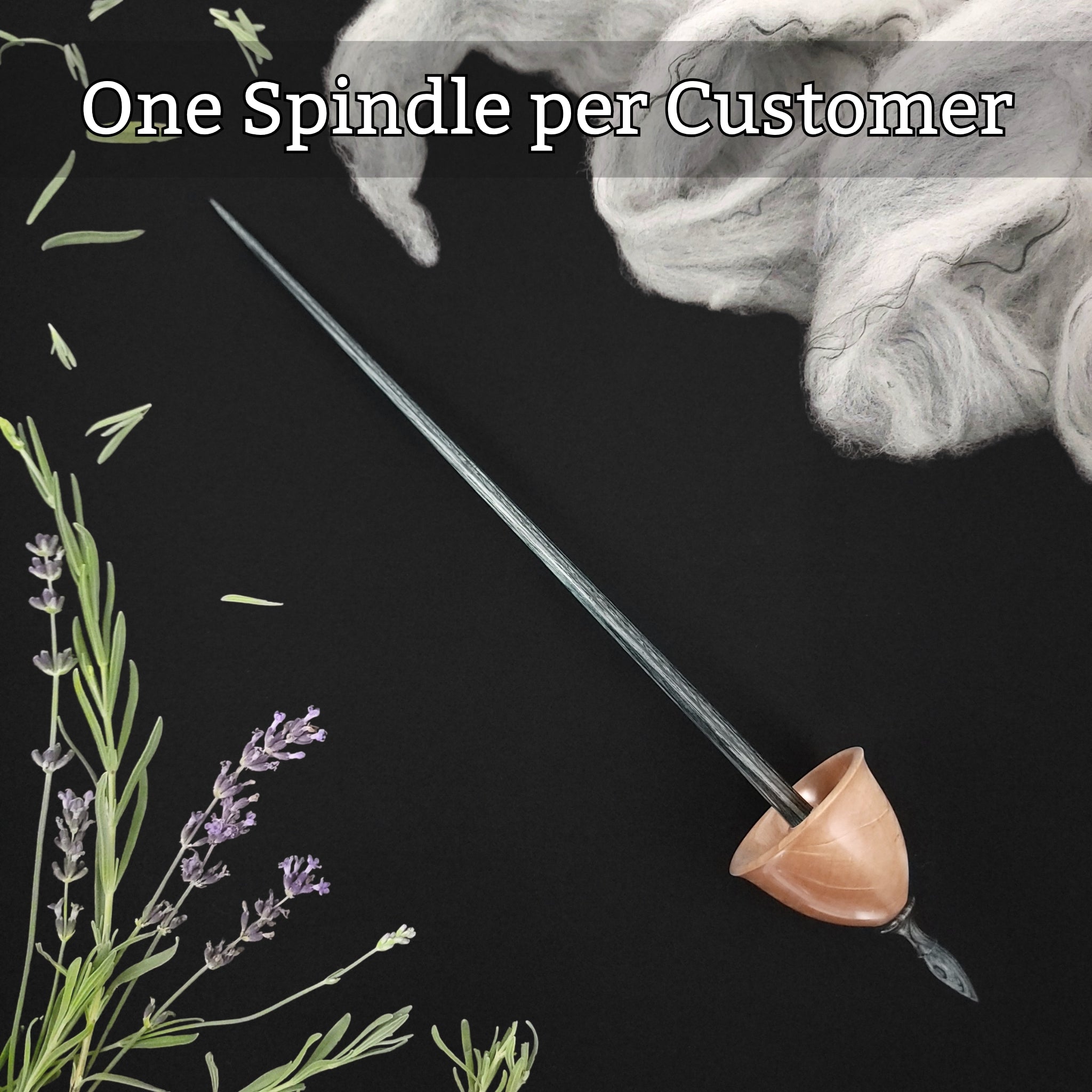 Full Size Hard Maple Tibetan Spindle **One spindle per customer! - The ...