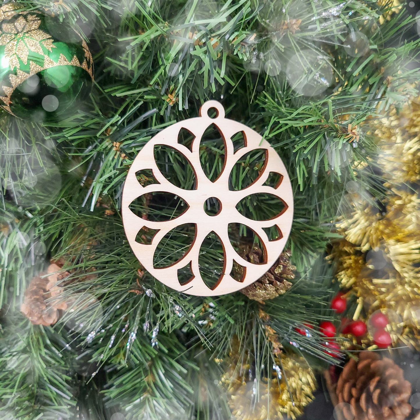 Cathedral Birch Holiday Ornament