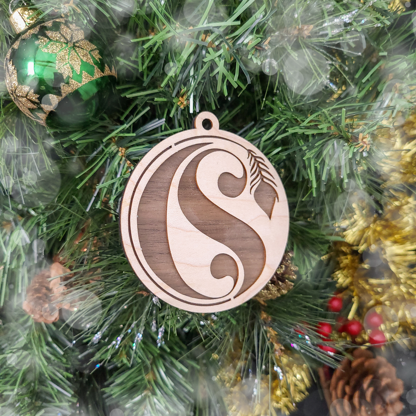 Cedar Springs Hardwood Holiday Ornament