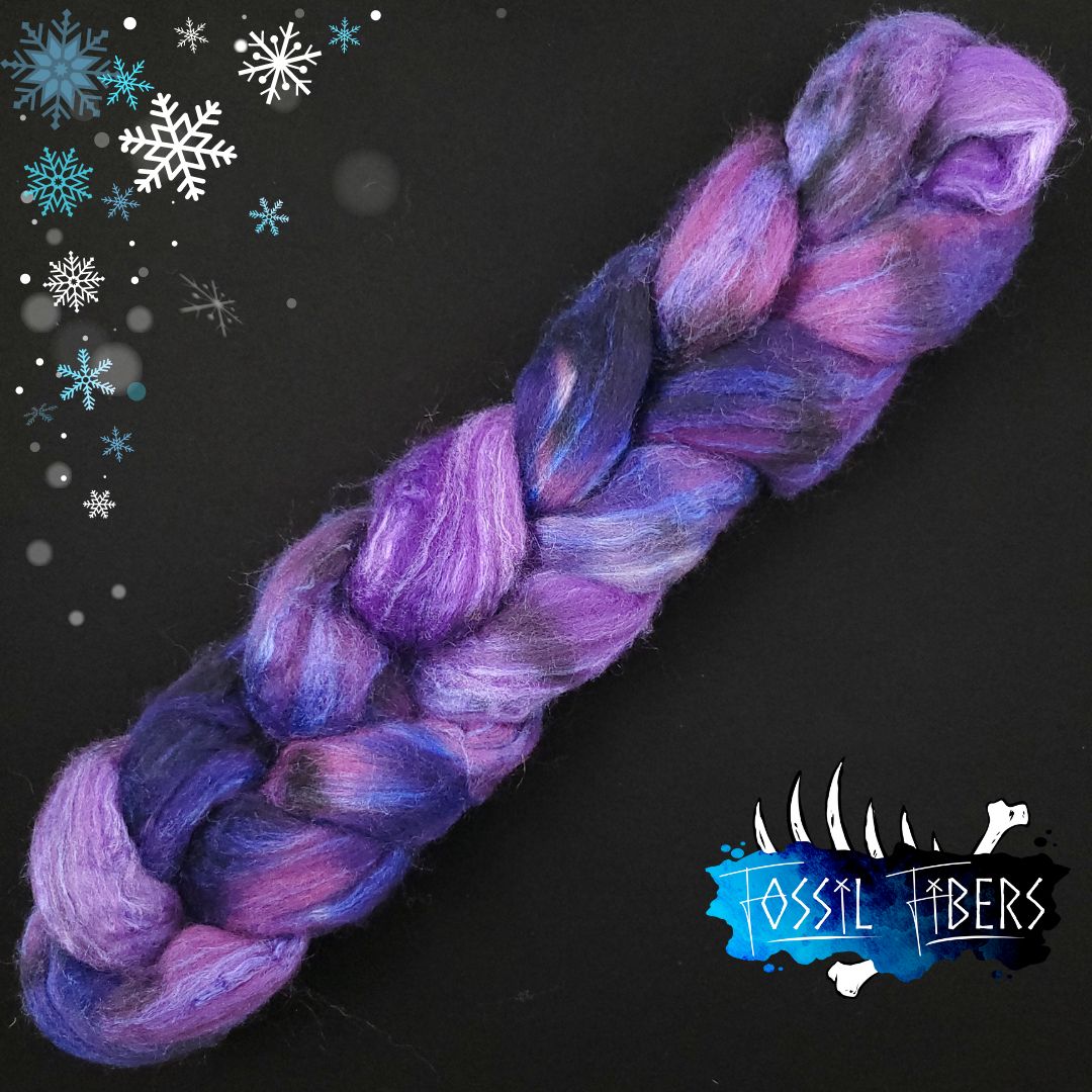 Ironweed in Bloom - 2 oz 85/15 BFL/Silk