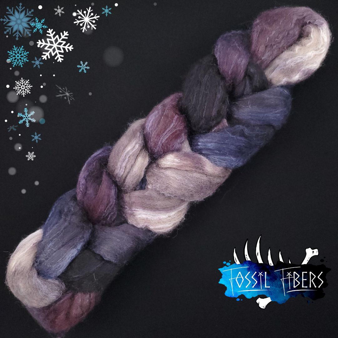 Midnight Sky - 2 oz 85/15 BFL/Silk