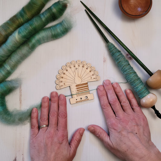Spanish Peacock Spinner Control Card