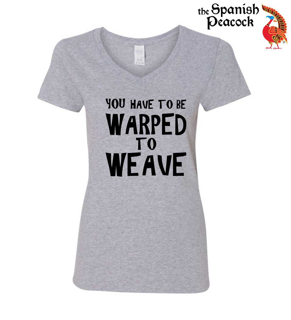 Warped to Weave Heavy Cotton Ladies' V-Neck Tee