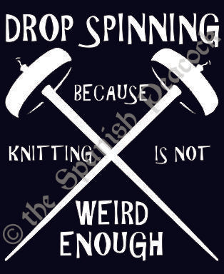 Drop Spinning Vinyl Decal