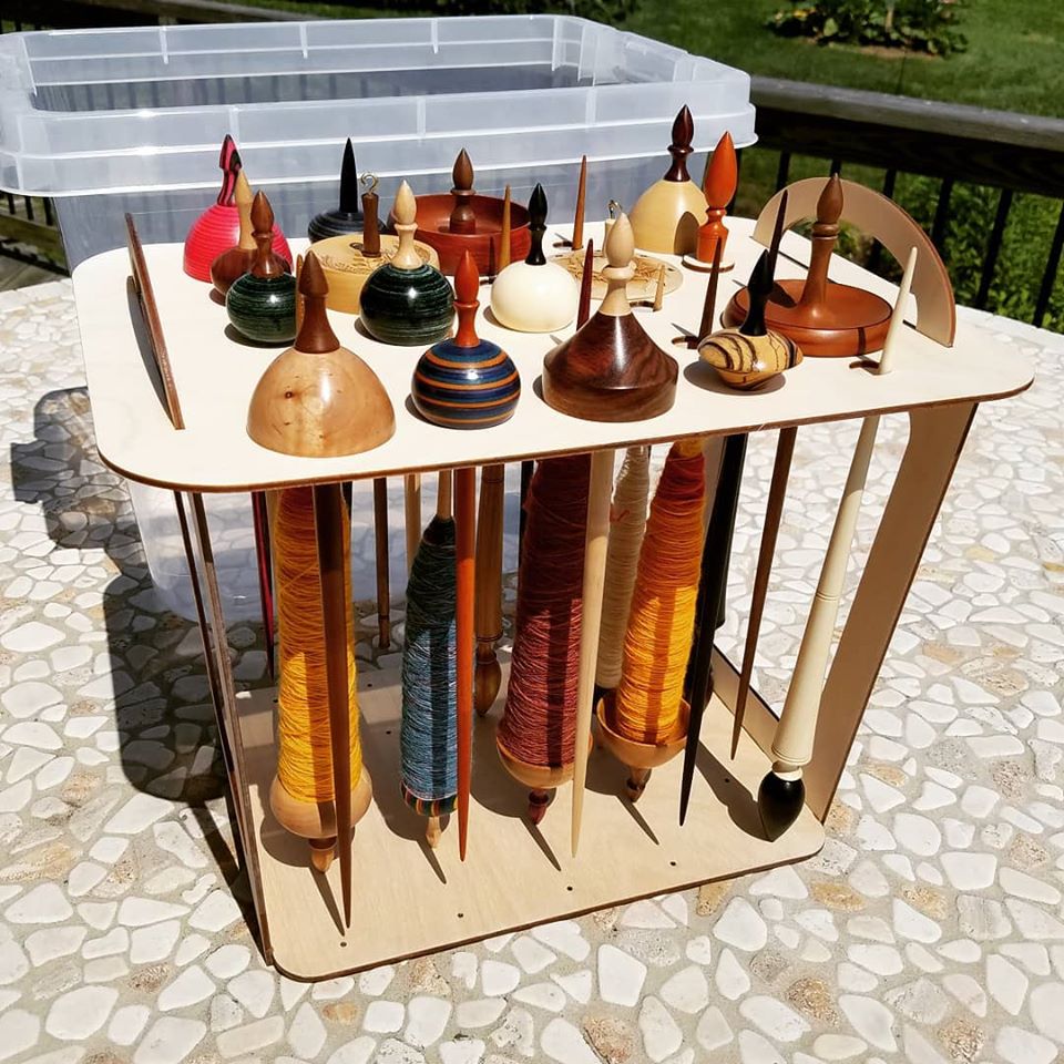 Tote Life Spindle Storage Stand