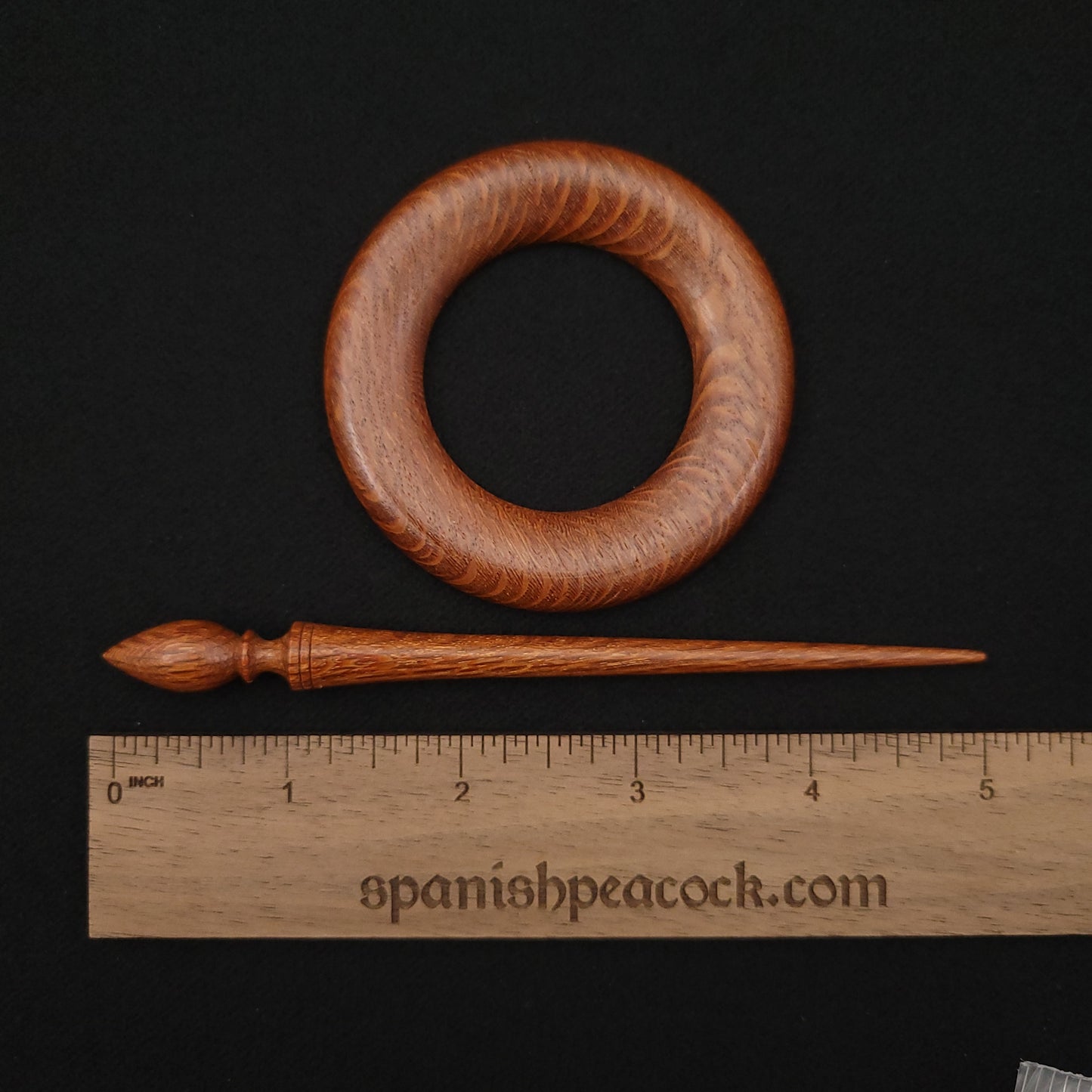 Lacewood Shawl Pin and Ring Set