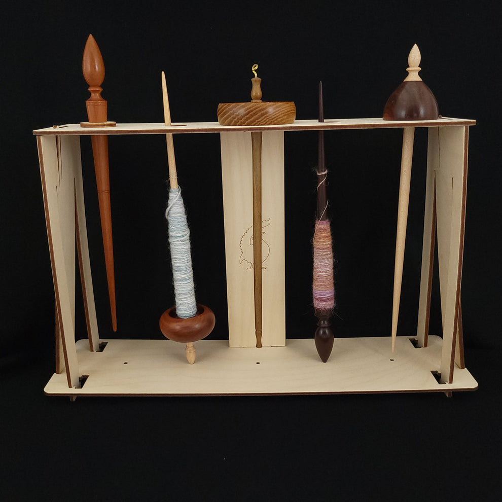 Spindle Storage Rack Spindle Storage Stand—Pocket Edition – The Spanish Peacock