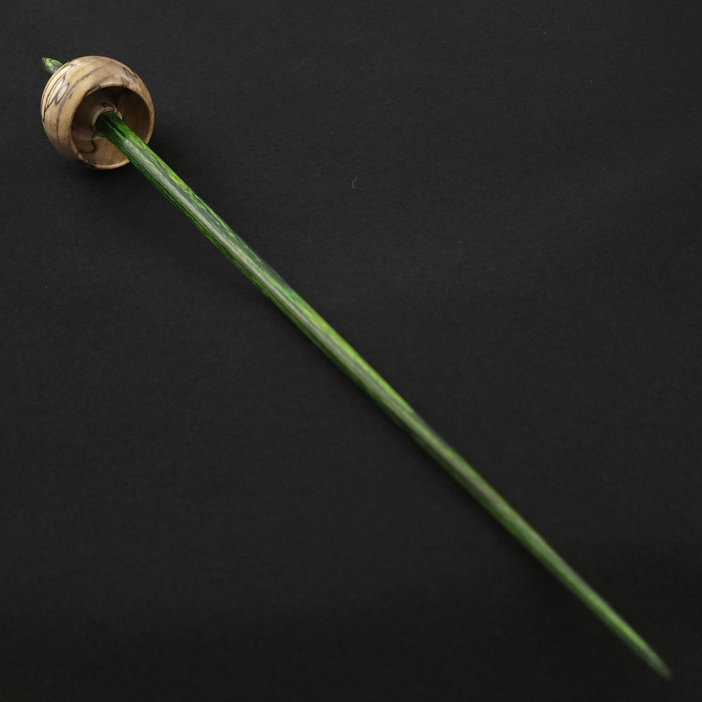 Full Size Spalted Holly Ninja Spindle