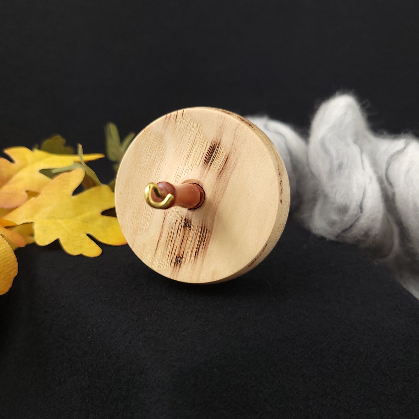 Small Hickory Top Whorl Spindle