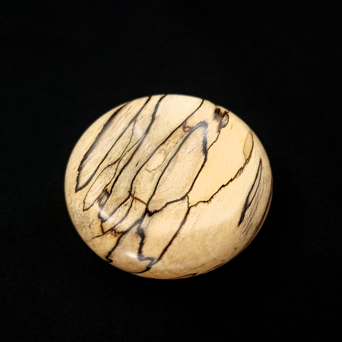 Spalted Holly Spindle Bowl The Spanish Peacock 7690