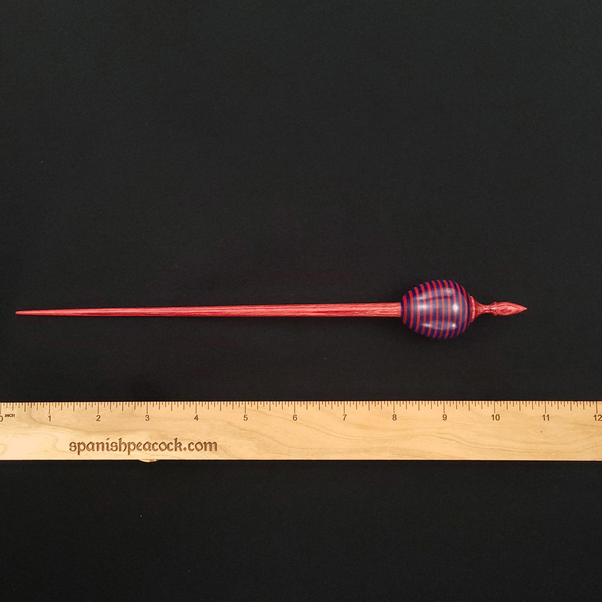 Full Size Spectraply Birch Bead Spindle The Spanish Peacock