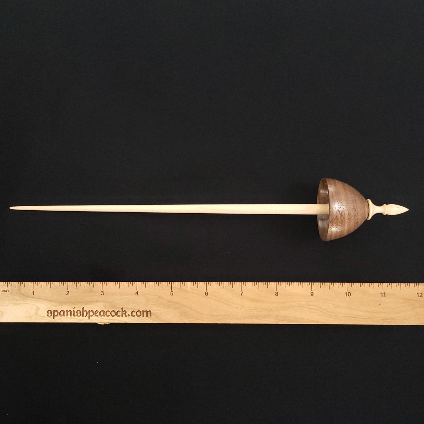 Full Size Walnut Tibetan Spindle