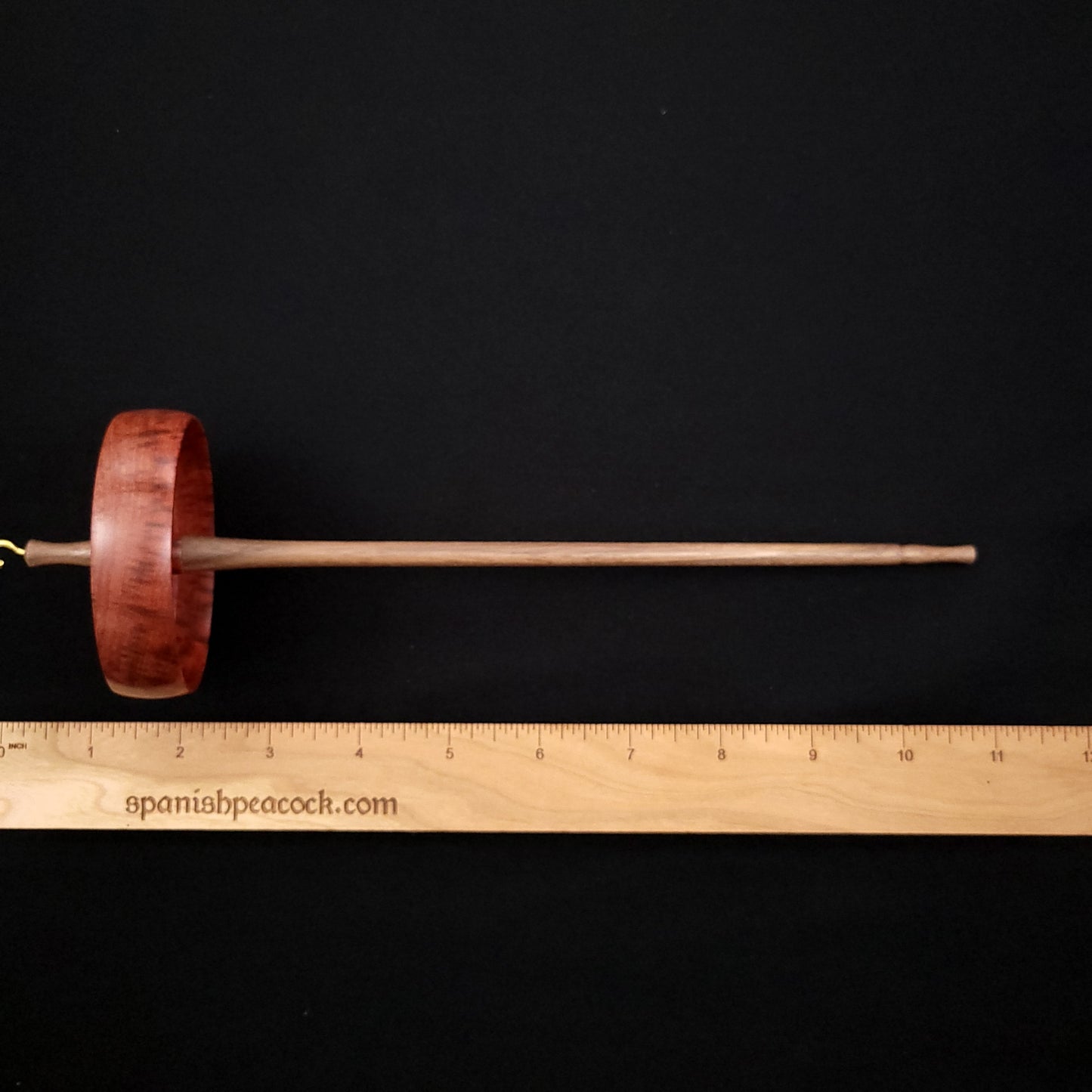 Large Redheart Top Whorl Spindle