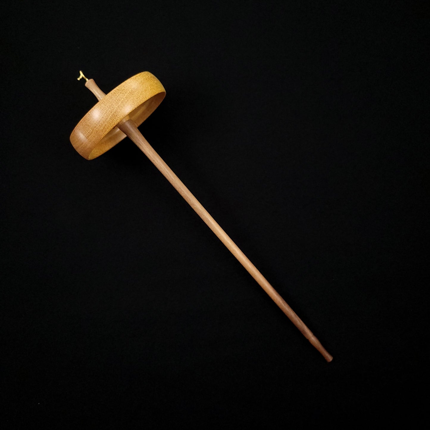 Large Yellowheart Top Whorl Spindle