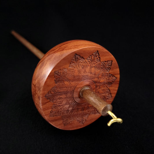 Small Redheart Top Whorl Spindle