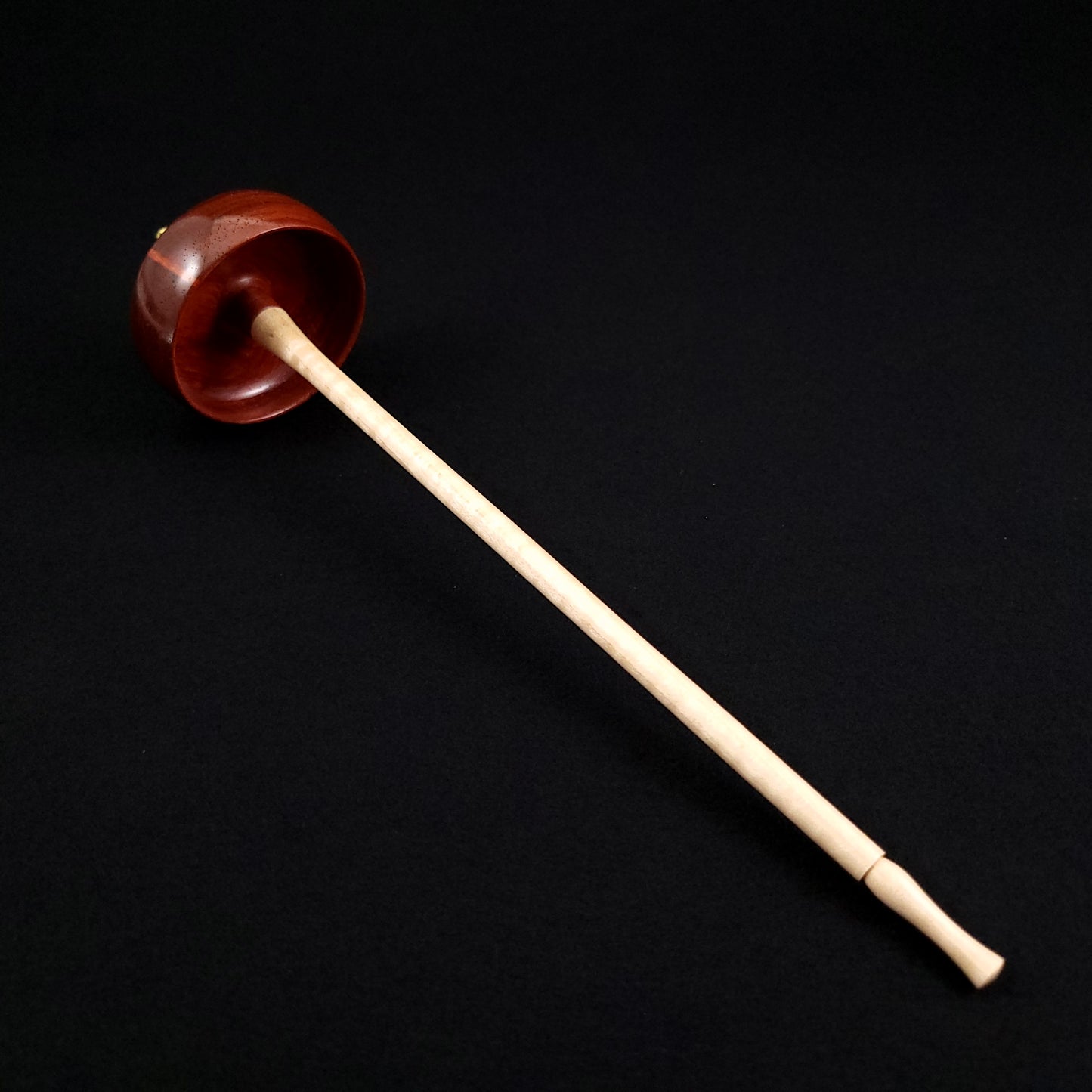 Small Padauk Top Whorl Spindle